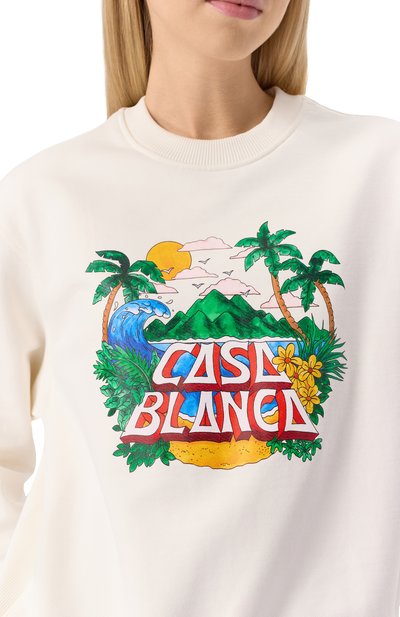 Хлопковый свитшот CASABLANCA, арт. WS25-JTP-364-01, фото 5