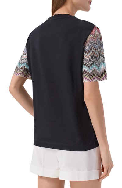 Хлопковая футболка MISSONI, арт. DS25WL05/BJ00PI, фото 4