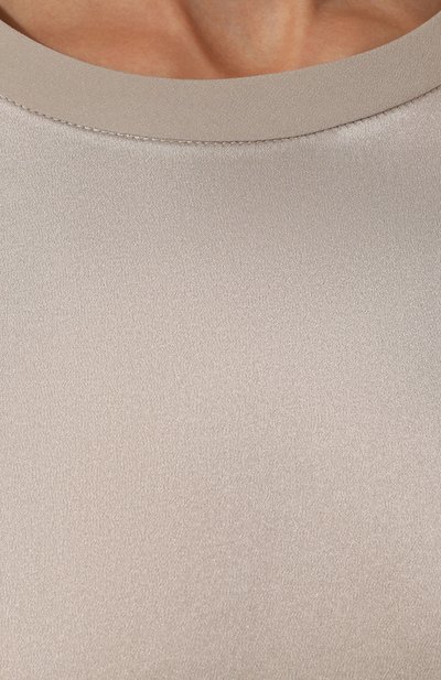 Атласный топ BRUNELLO CUCINELLI, арт. MPC59EH500, фото 5