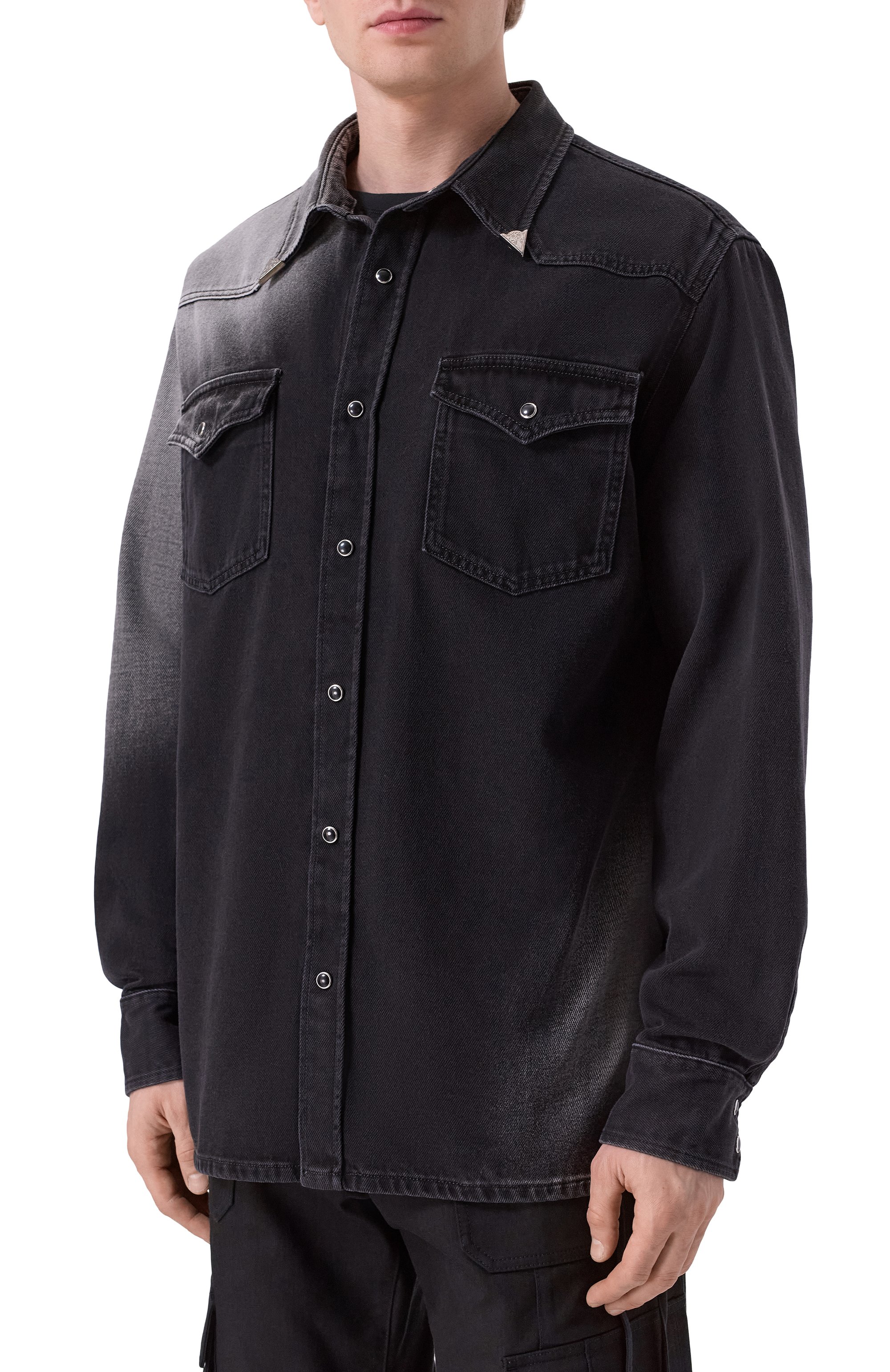 Джинсовая рубашка MM6, арт. SH2DT0024/M30011, фото 3