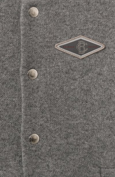 Бомбер из шерсти и кашемира BRUNELLO CUCINELLI, арт. B36M12536B, фото 3