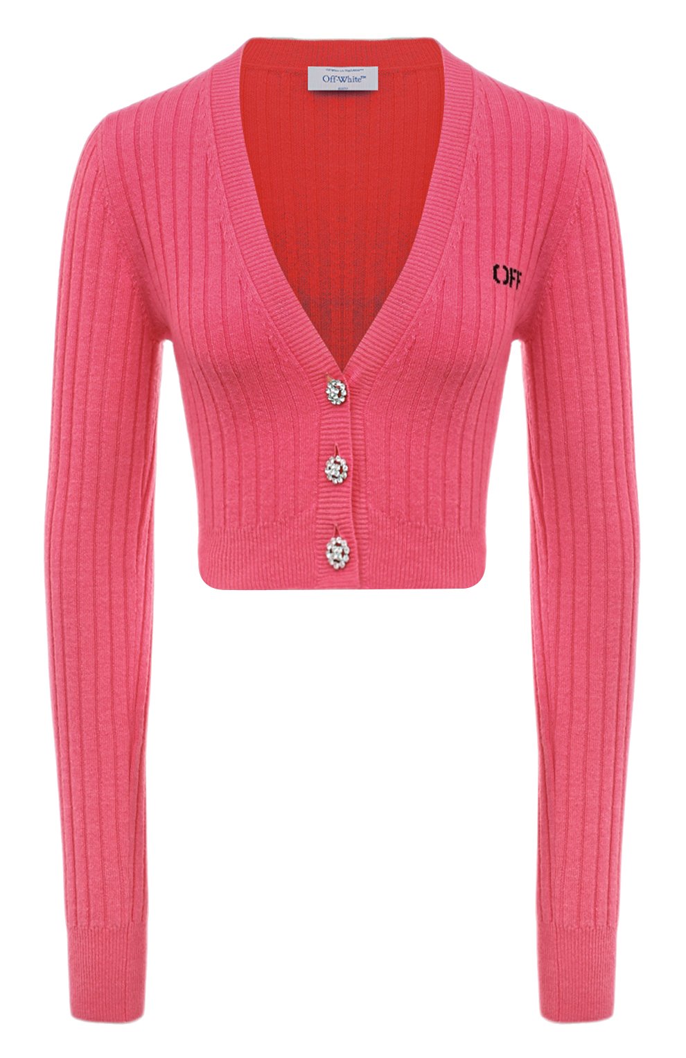 Кардиган из шерсти и кашемира OFF-WHITE, арт. 0WHB048F24KNI001, фото 1