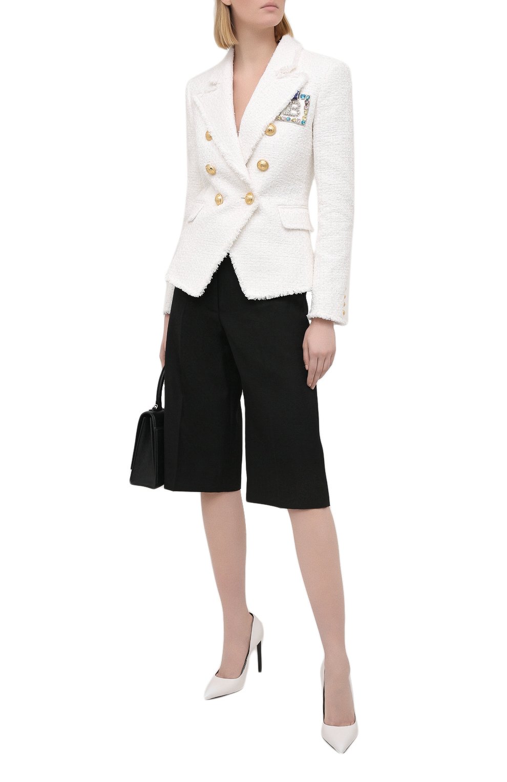 Хлопковый жакет BALMAIN, арт. VF17110/C270, фото 2