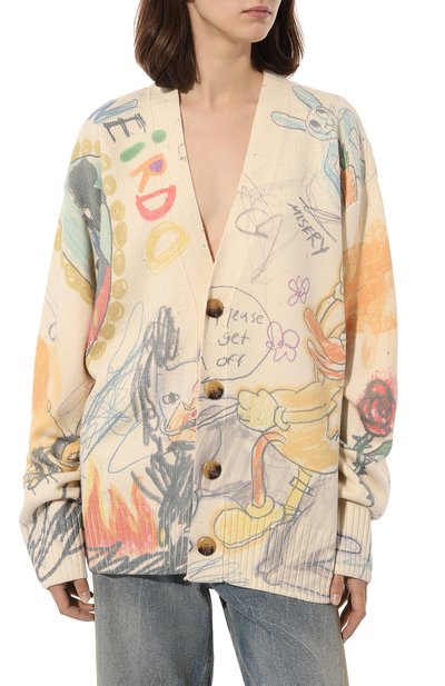 Кардиган DOMREBEL разноцветного цвета по цене 43150 руб., арт. LUNCHBREAK/CARDIGAN, фото 3 Кардиган DOMREBEL, арт. LUNCHBREAK/CARDIGAN, фото 3