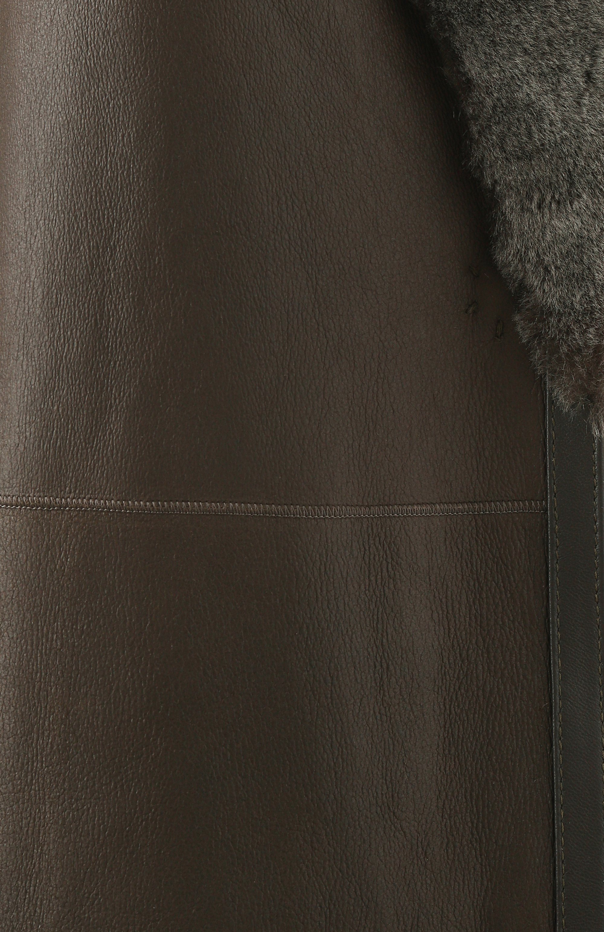 Шуба из овчины YVES SALOMON темно-серого цвета по цене 452500 руб., арт. 21WYM60504MESI, фото 7 Шуба из овчины YVES SALOMON, арт. 21WYM60504MESI, фото 7