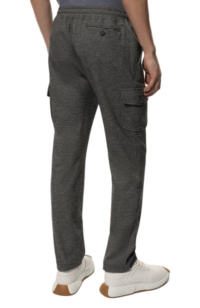 Брюки-карго из хлопка и шерсти CAPOBIANCO, арт. 13M703.DB00., фото 4