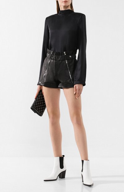 Шелковый топ RTA, арт. WF9332-7078BLK, фото 2