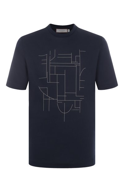 Мужская хлопковая футболка CANALI, арт. T0806P/MJ02254