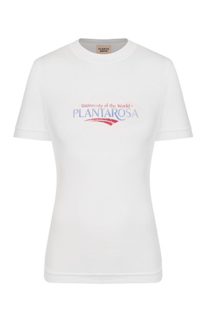 Женская хлопковая футболка PLANTA ROSA, арт. PR/F019/UNIVERSITY/185