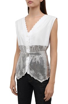 Хлопковый топ PACO RABANNE, арт. 21EXT0316MH0121, фото 1