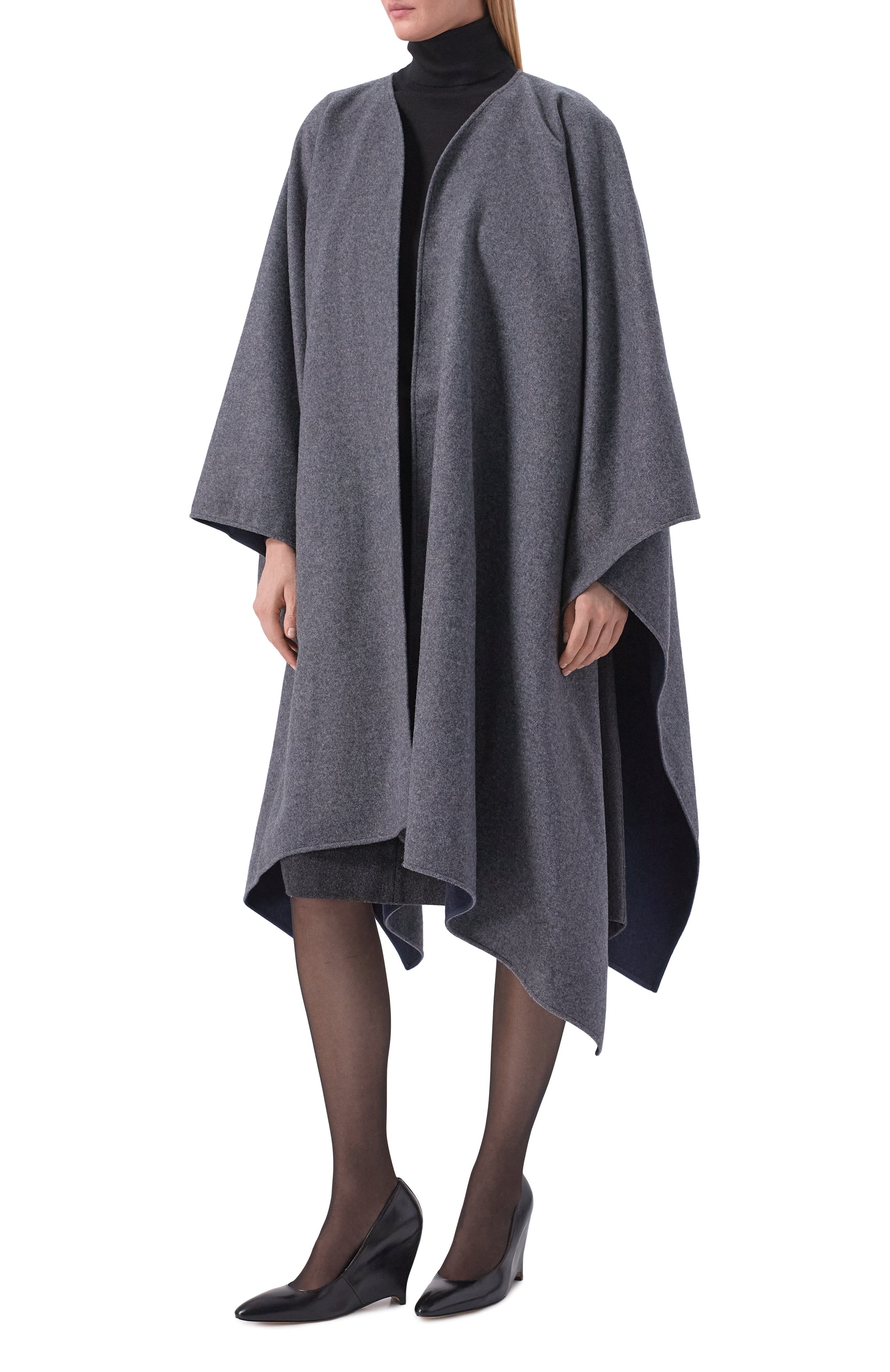 Двусторонний шерстяной кейп señora SANCHY, арт. AW25.54.01/80, фото 3