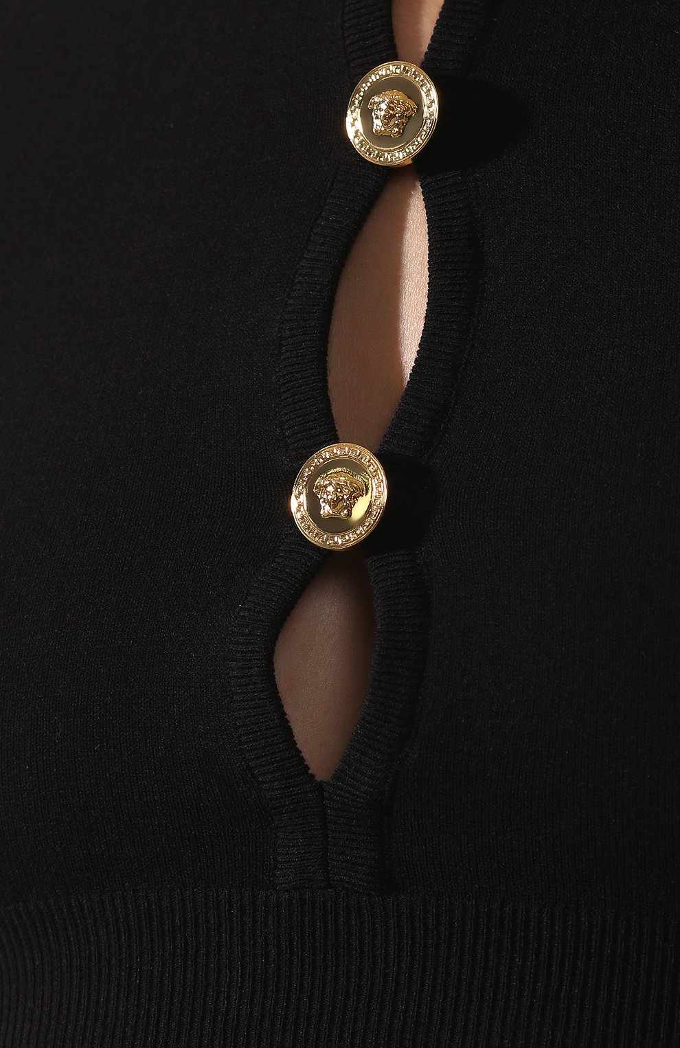 Топ VERSACE черного цвета по цене 71800 руб., арт. A83776/A230921, фото 5 Топ VERSACE, арт. A83776/A230921, фото 5