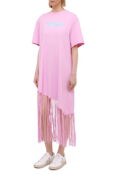 Хлопковое платье MSGM, арт. 3041MDA63 217298, фото 3