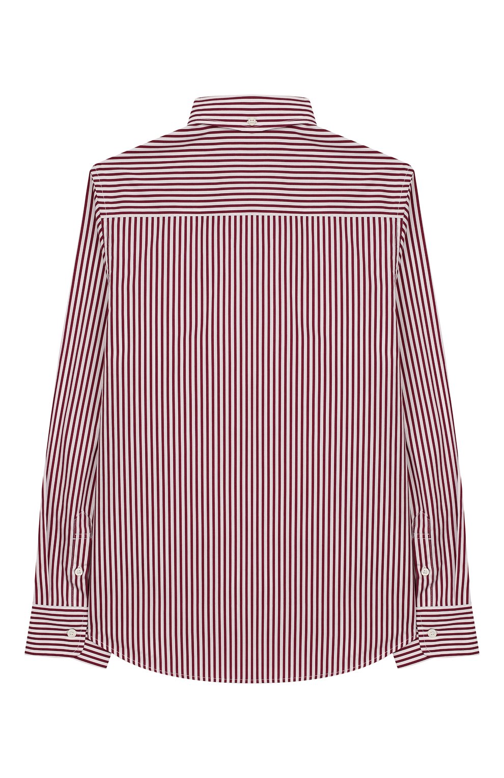 Хлопковая рубашка BRUNELLO CUCINELLI бордового цвета по цене 39650 руб., арт. BN6003008B, фото 2 Хлопковая рубашка BRUNELLO CUCINELLI, арт. BN6003008B, фото 2