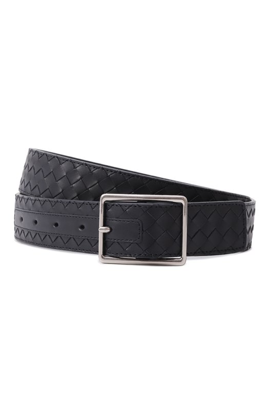 Кожаный ремень Bottega Veneta 796783/V4LQ1 Синий 796783/V4LQ1