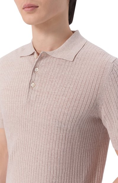 Поло изо льна и хлопка GRAN SASSO, арт. 57118/18641, фото 5