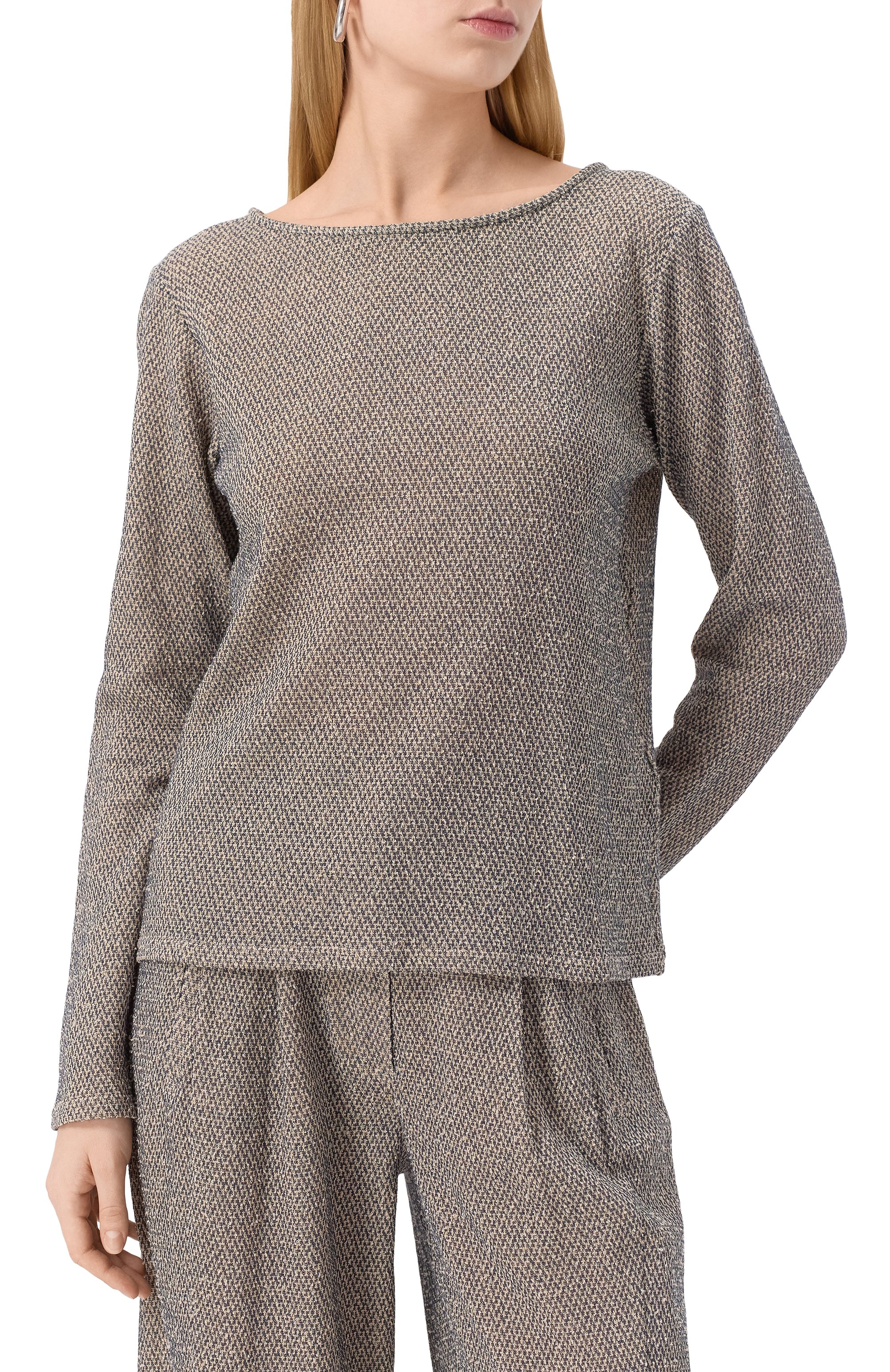 Хлопковый пуловер GIORGIO ARMANI темно-серого цвета по цене 76100 руб., арт. GW001073/AF15058, фото 3 Хлопковый пуловер GIORGIO ARMANI, арт. GW001073/AF15058, фото 3