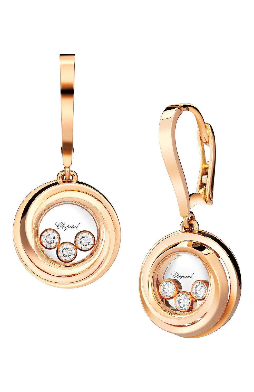 Серьги CHOPARD бесцветного цвета по цене 780000 руб., арт. 839216-5001, фото 1 Серьги CHOPARD, арт. 839216-5001, фото 1