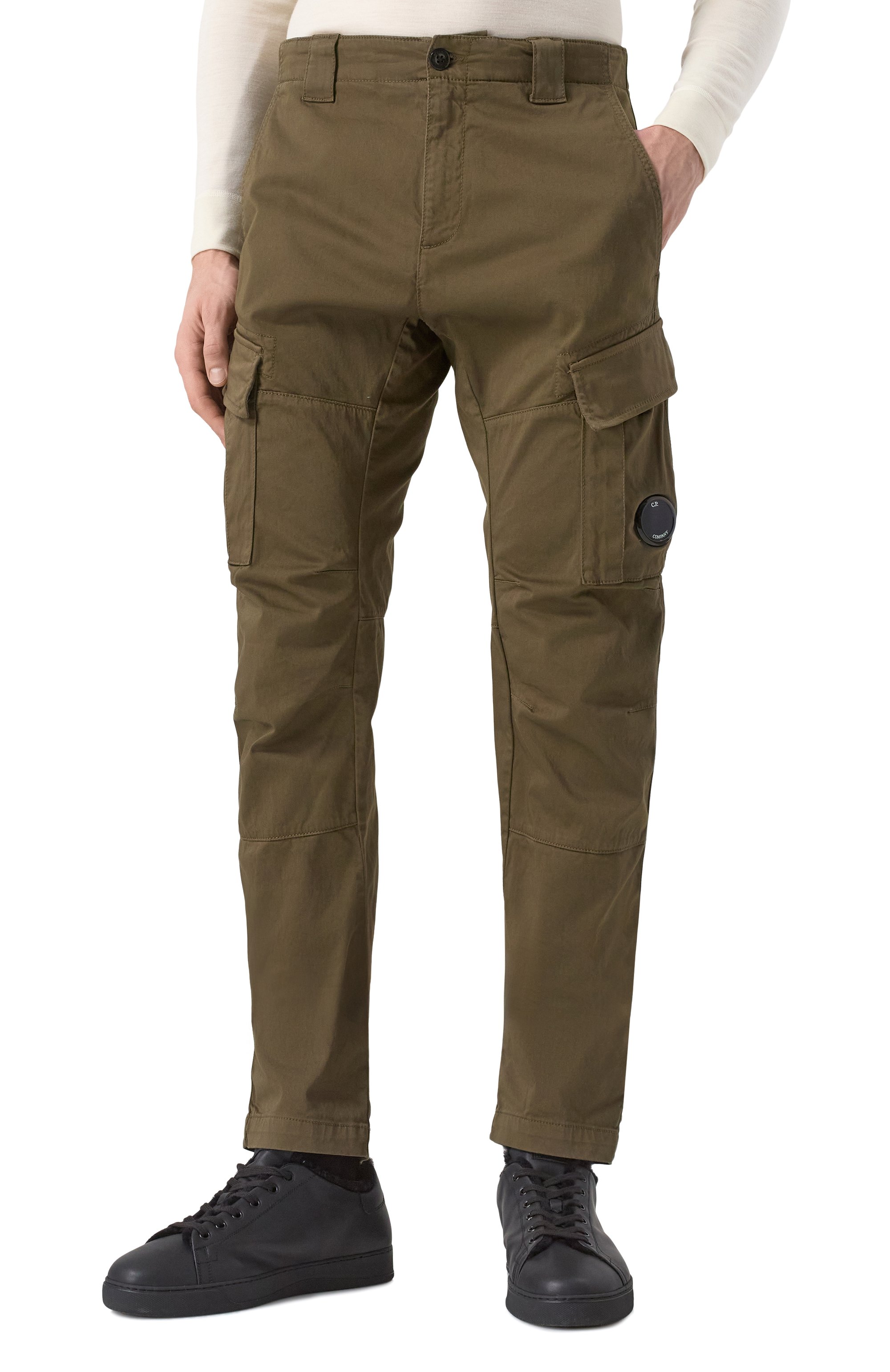 Хлопковые брюки-карго C.P. COMPANY, арт. 18CMPA056A005694G, фото 3
