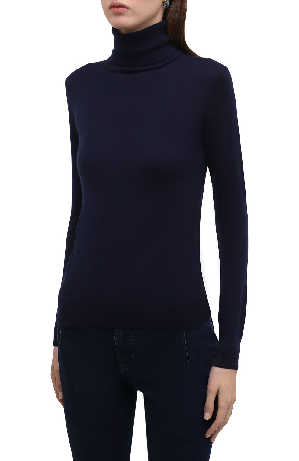 Кашемировая водолазка RALPH LAUREN темно-синего цвета по цене 89950 руб., арт. 290615195, фото 3 Кашемировая водолазка RALPH LAUREN, арт. 290615195, фото 3