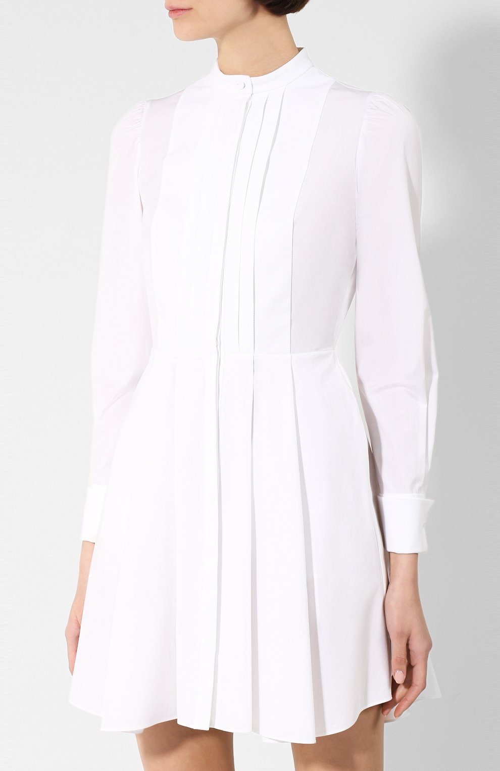 Хлопковое платье ALEXANDER MCQUEEN, арт. 609723/QAAAD, фото 3