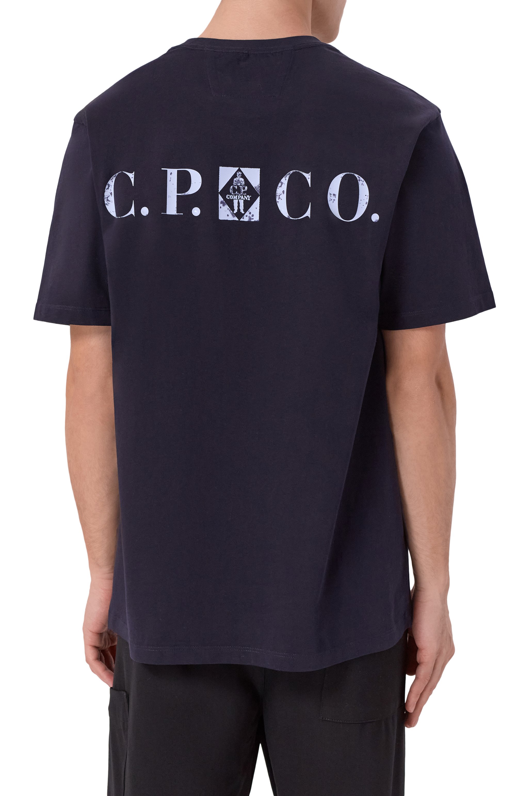 Хлопковая футболка C.P. COMPANY, арт. 19CMTS104A005100W, фото 4