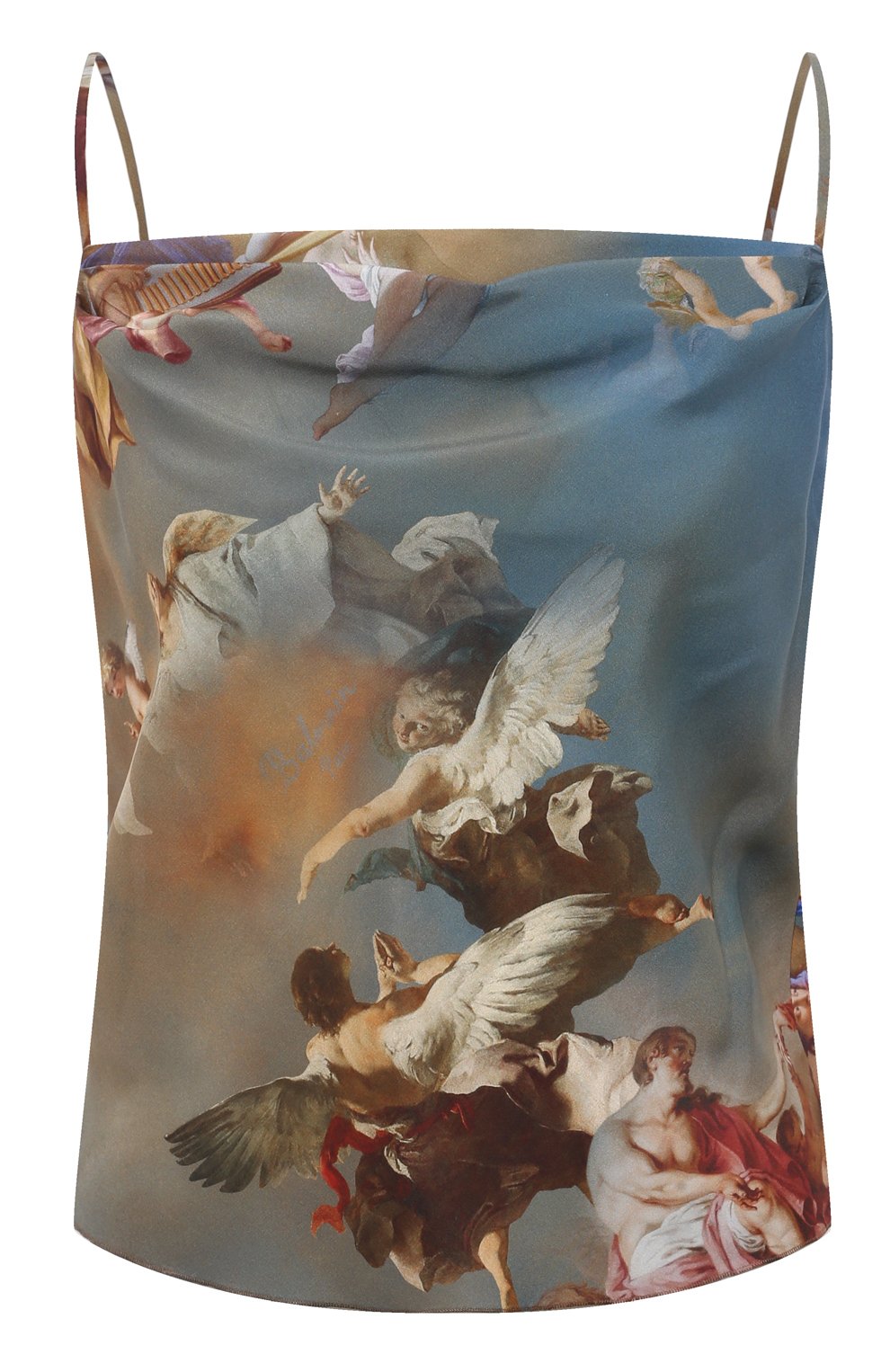 Шелковый топ BALMAIN, арт. AF0AD175SC24, фото 1