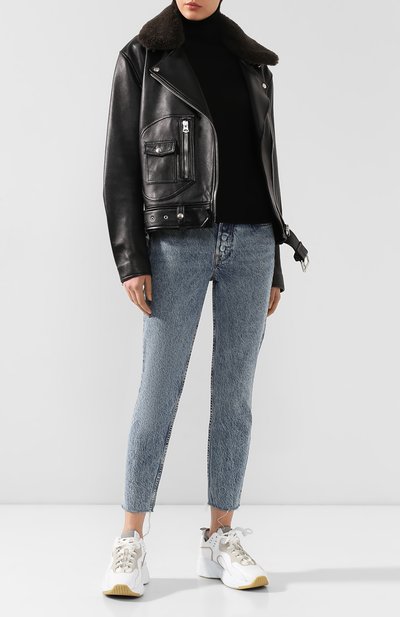 Дубленка с косой молнией ACNE STUDIOS, арт. A70012, фото 2