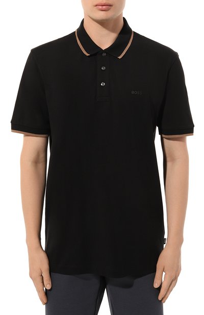 Хлопковое поло BOSS, арт. 50494697, фото 3