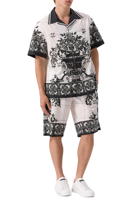 Мужская хлопковая рубашка DOLCE & GABBANA, арт. G5JH9T/HH5EC