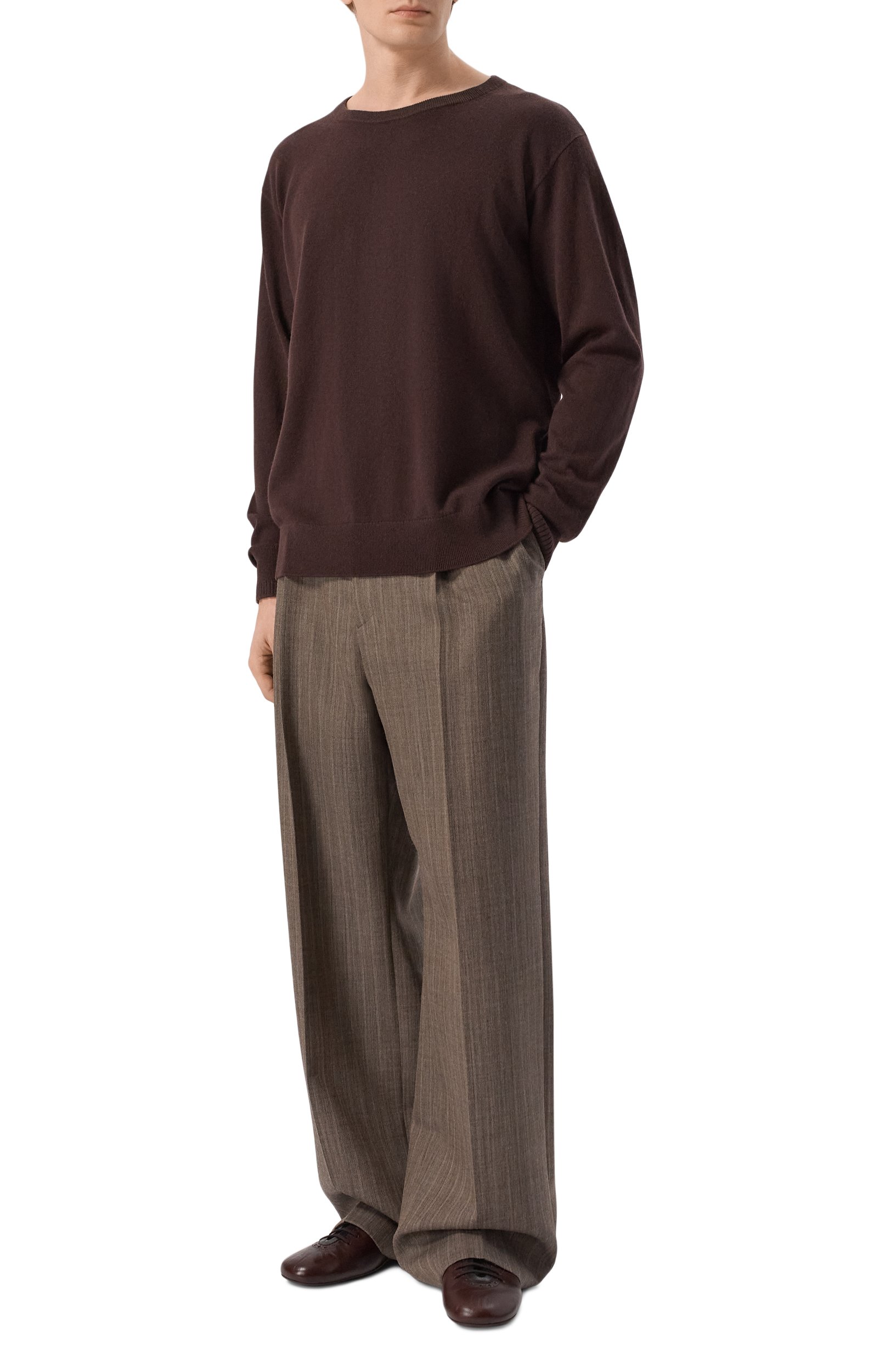 Шерстяные брюки DRIES VAN NOTEN, арт. 020908/4042, фото 2