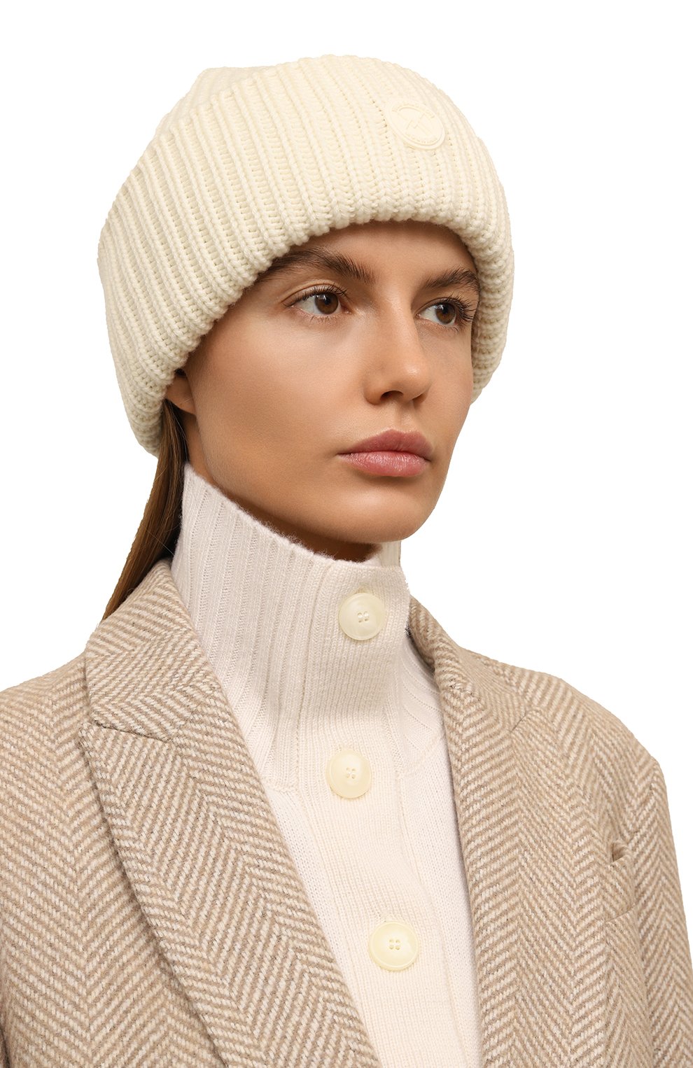 Шапка из шерсти и кашемира YVES SALOMON, арт. 24WKA019XXMACL, фото 2