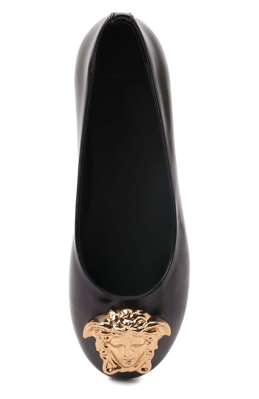 Кожаные балетки VERSACE, арт. 1000518/1A01317/30-33, фото 4