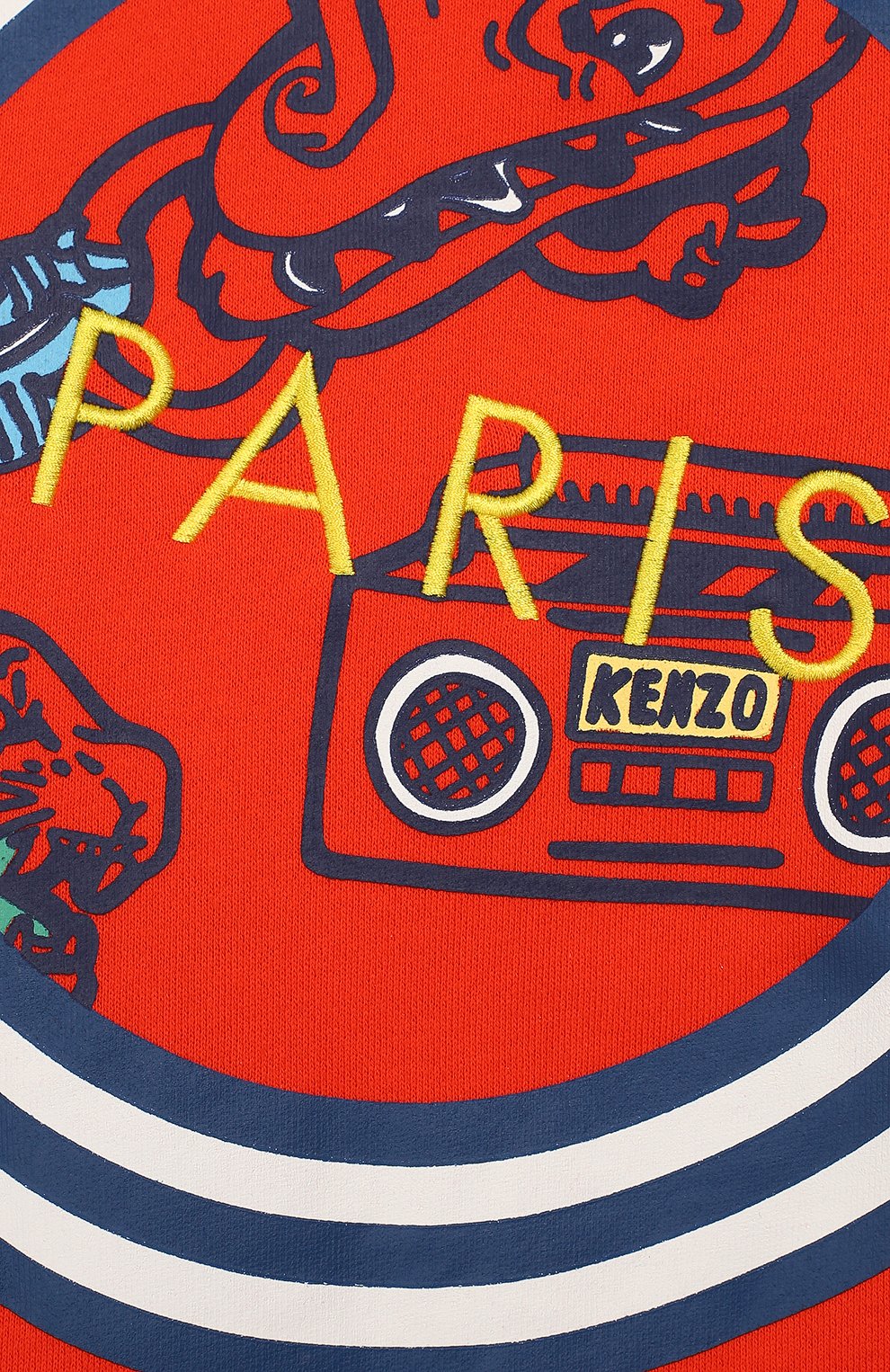 Хлопковый свитшот KENZO, арт. KN15528/3A-6A, фото 3