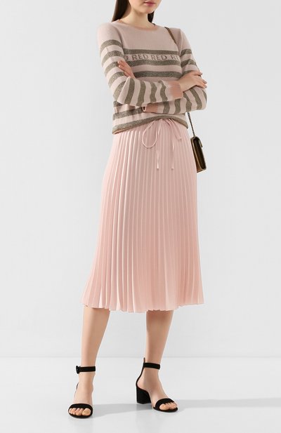 Юбка-миди REDVALENTINO розового цвета по цене 67550 руб., арт. TR3RAB85/4RA, фото 2 Юбка-миди REDVALENTINO, арт. TR3RAB85/4RA, фото 2