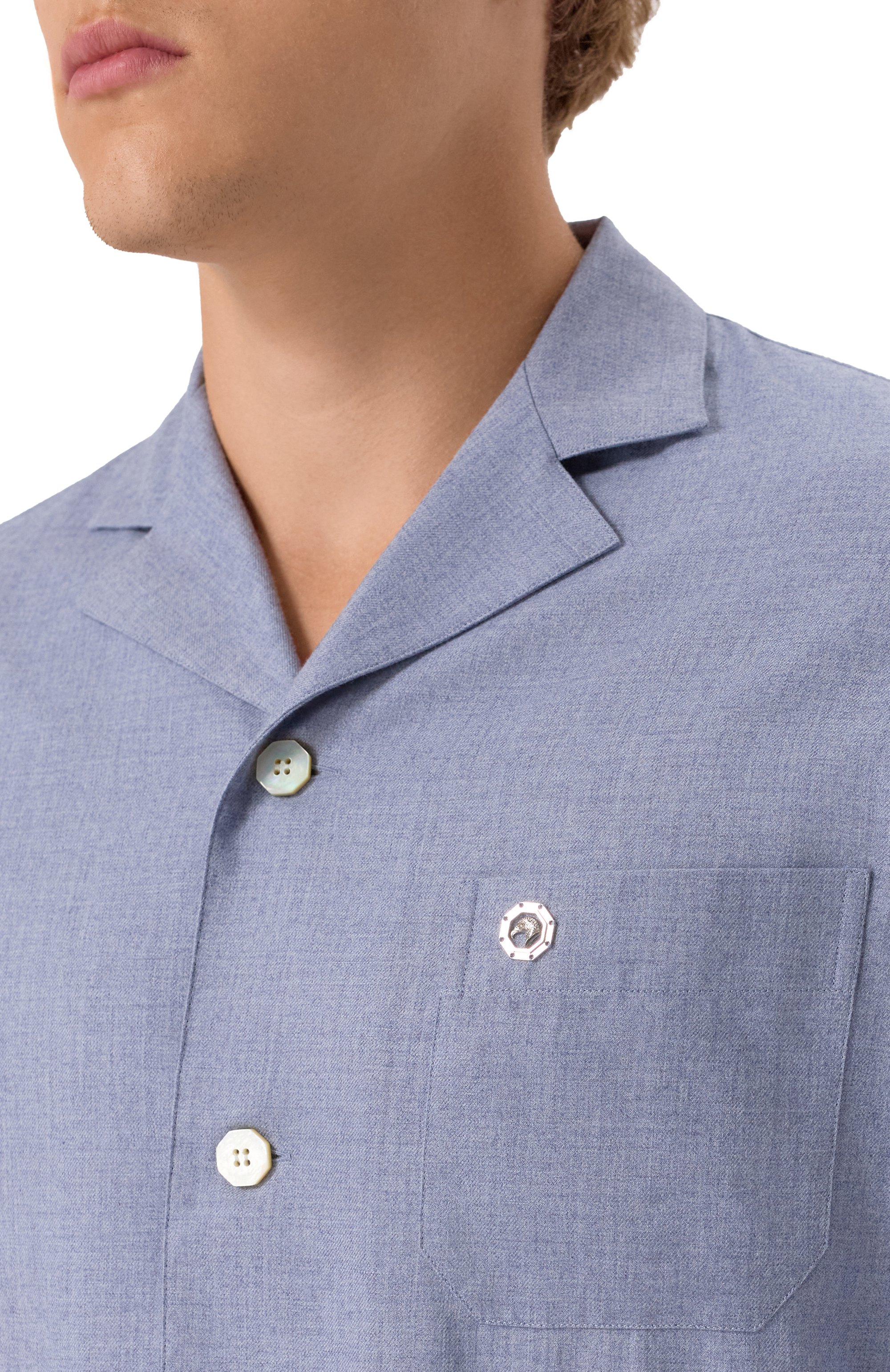 Пижама из хлопка и кашемира STEFANO RICCI, арт. PT000005/A1300, фото 6