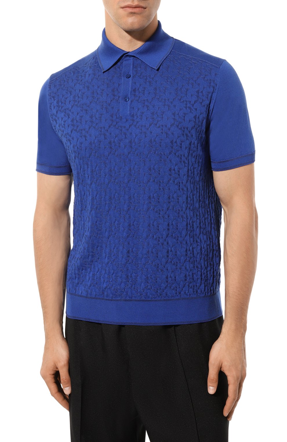 Поло из шелка и хлопка STEFANO RICCI, арт. K818059P13/F23286, фото 3