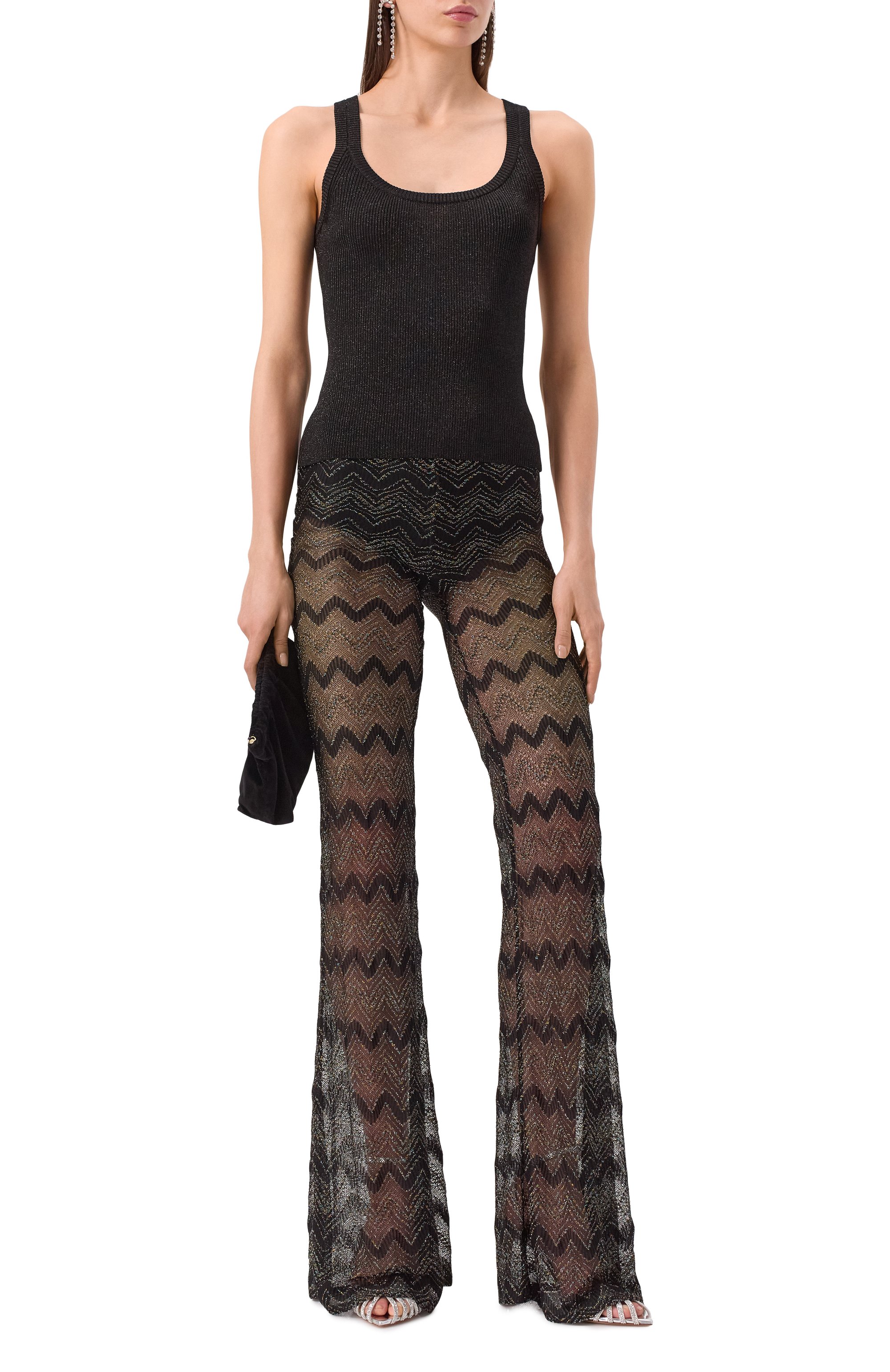 Майка из вискозы MISSONI, арт. DS25SK0B/BK045A, фото 2