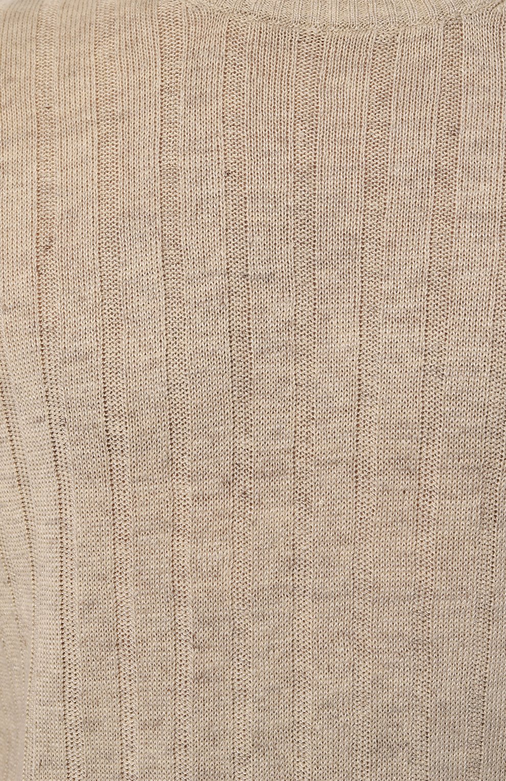 Джемпер изо льна и хлопка BRUNELLO CUCINELLI бежевого цвета по цене 116000 руб., арт. M2L70B2273, фото 5 Джемпер изо льна и хлопка BRUNELLO CUCINELLI, арт. M2L70B2273, фото 5