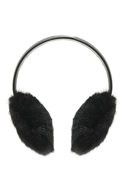 Женские меховые наушники из норки и кролика YVES SALOMON, арт. 25WAA303XXAGVI