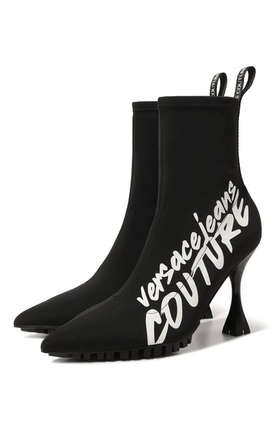 Текстильные ботильоны VERSACE JEANS COUTURE, арт. 73VA3S81-F0ND0 FLAIR TANK DIS.70/ZS370, фото 1