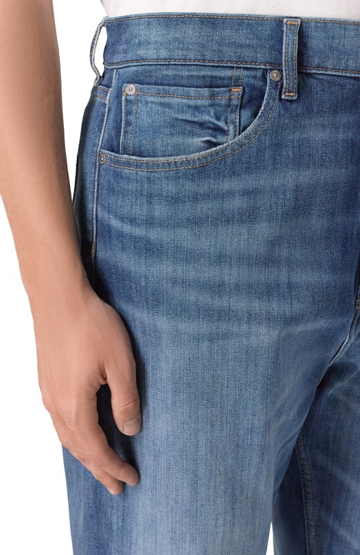 Джинсы Easy straight 7 For All Mankind 7T5H0A56-23E Синий  7T5H0A56-23E Фото 5