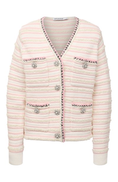 Хлопковый кардиган SELF-PORTRAIT, арт. SS22-142, фото 1