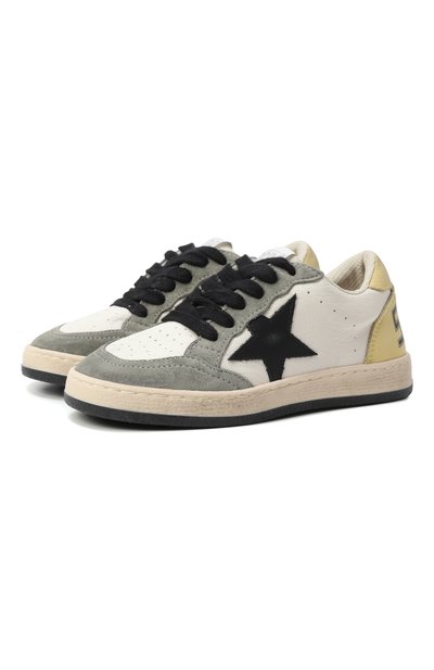 Кожаные кеды ball star GOLDEN GOOSE DELUXE BRAND, арт. GYF00439.F007449
