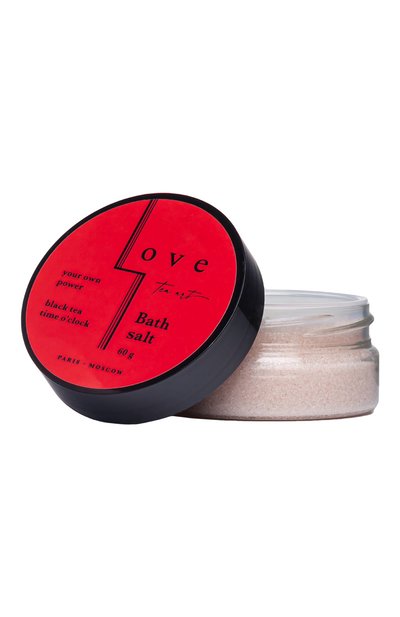 Женского соль для ванны черный чай (60g) LOVE TEA ART, арт. 4603805890331