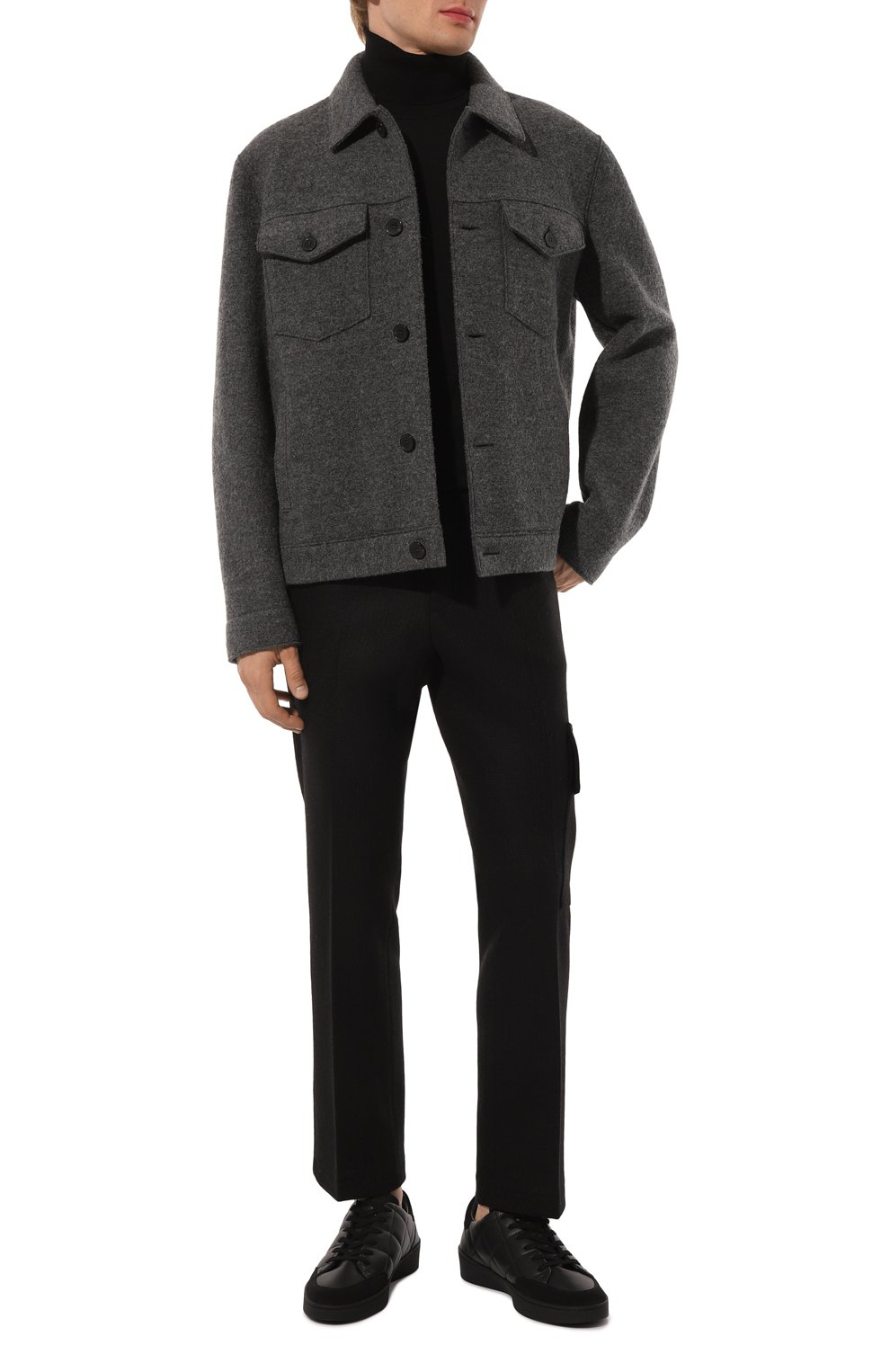 Шерстяные брюки KITON, арт. UMM0523H0907907, фото 2