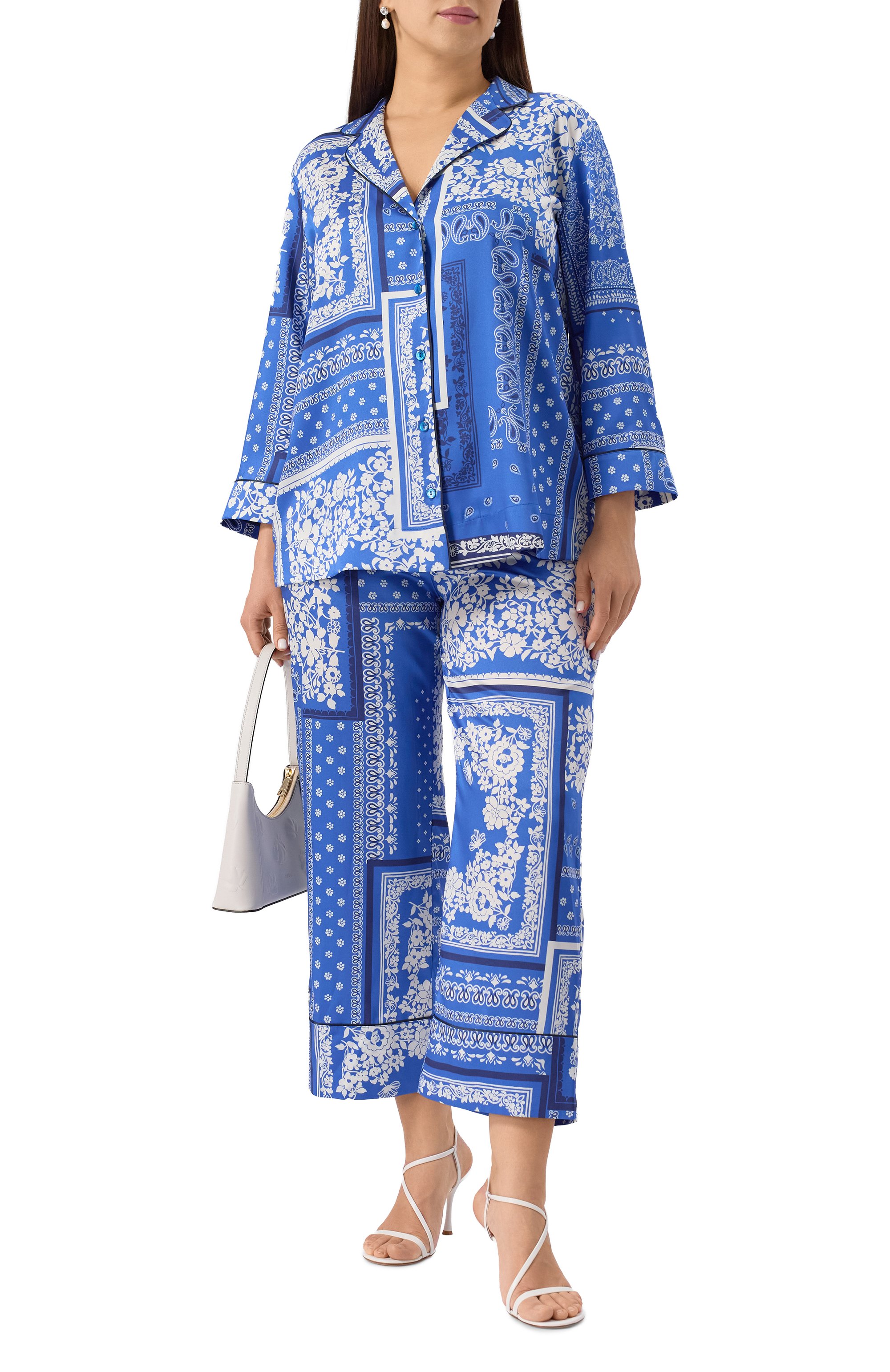 Атласные брюки MARINA SPORT, арт. VICT0R, фото 2