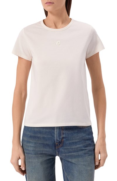 Хлопковая футболка BOSS, арт. 50563282, фото 3