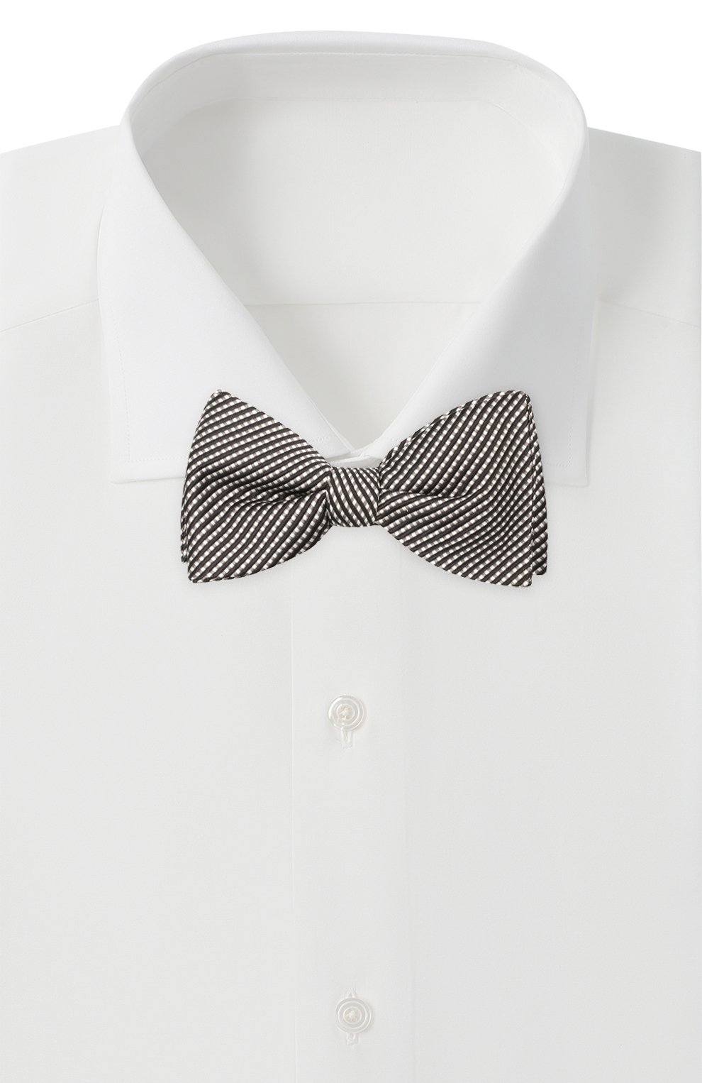 Галстук-бабочка из шелка и хлопка LANVIN, арт. 2133/B0W TIE, фото 2
