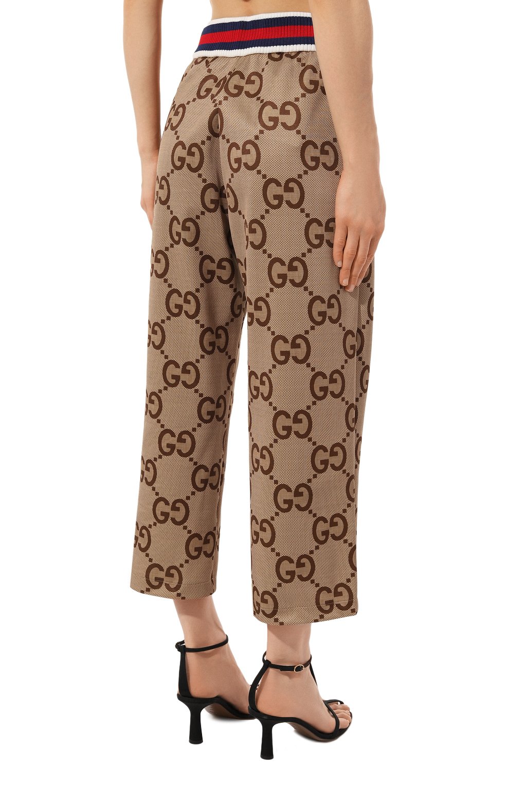 Брюки GUCCI коричневого цвета по цене 141120 руб., арт. 685762 XJD3N, фото 4 Брюки GUCCI, арт. 685762 XJD3N, фото 4